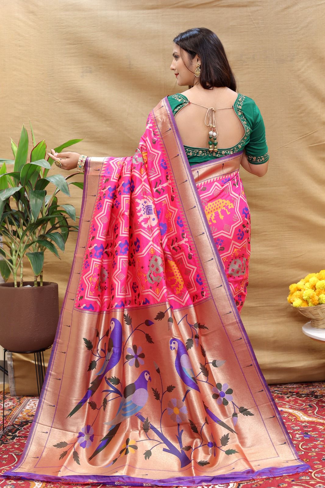 Patola Paithani By Policona Pure Silk Saree Catalog